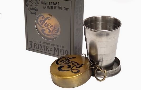 Portable  Telescoping Shot Glass - Cheers