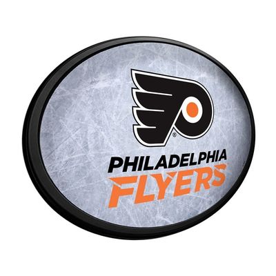 NHPHIL-40-02 Philadelphia Flyers Ice Rink Oval Slimline Lighted Wall Sign