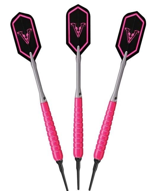 V Glo Soft Tip Dart Set - Pink