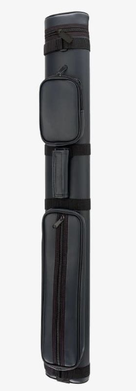 OVAL LEATHERETTE CASE. ELECTRIC BLACK 2X2  2B/2S