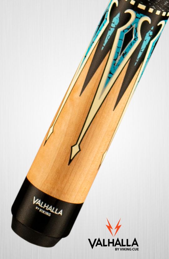 VA501 Valhalla turquoise &amp; Black Cue Stick