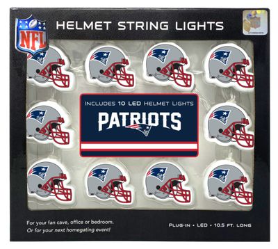 NFL HELMET STRING LIGHTS - NEW ENGLAND PATRIOTS