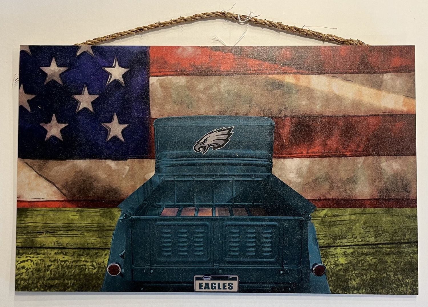 2072 - Patriotic Retro Truck - Philadelphia Eagles