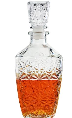 Tribeca 35 Oz / 1 Liter Glass Decanter with Stopper