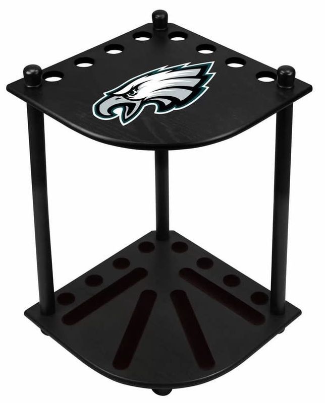 Philadelphia Eagles Corner Cue Rack