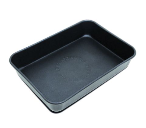 117397 Big Green Egg Black Non-Stick Rectangle Aluminum Drip Pan 13.82 in. L X 9.9 in. W 1 pk