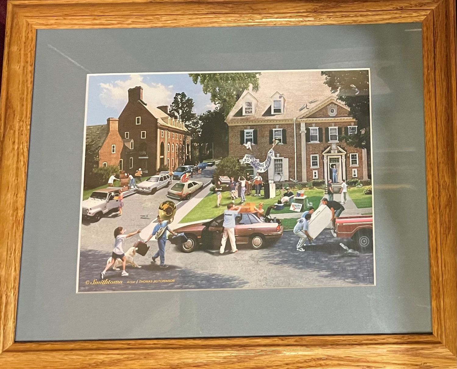Penn State Move in Painting Framed Picture