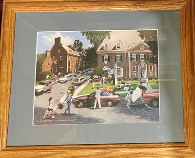 Penn State Move in Painting Framed Picture