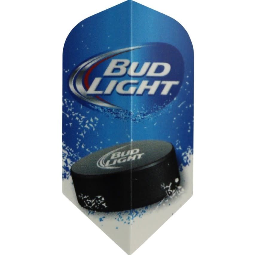 BUDWEISER DART FLIGHTS SLIM HOCKEY PUCK BUD LIGHT