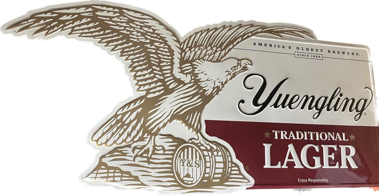 Yuengling Lager Eagle Large Metal Sign
