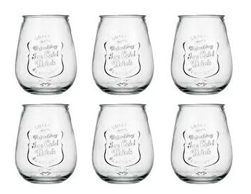 Retro Ware Set of 6  - 5oz Shot Glasses