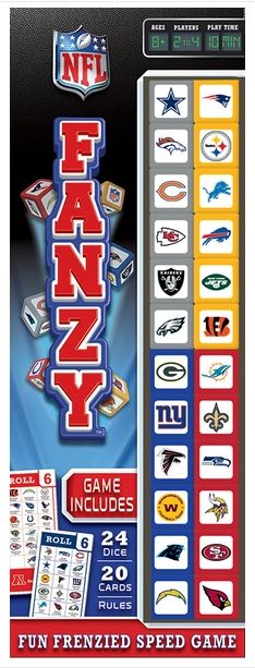 NFL LEAGUE FANZY SPEED DICE GAME