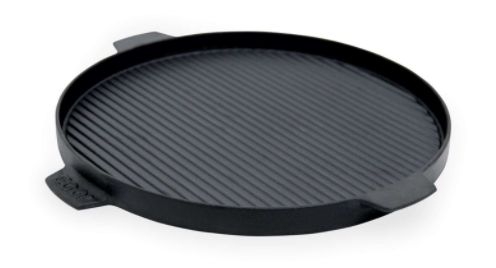 117656 Big Green Egg Cast Iron Reversible Dual Round Plancha Griddle 14 in. L X 14 in. W 1 pk