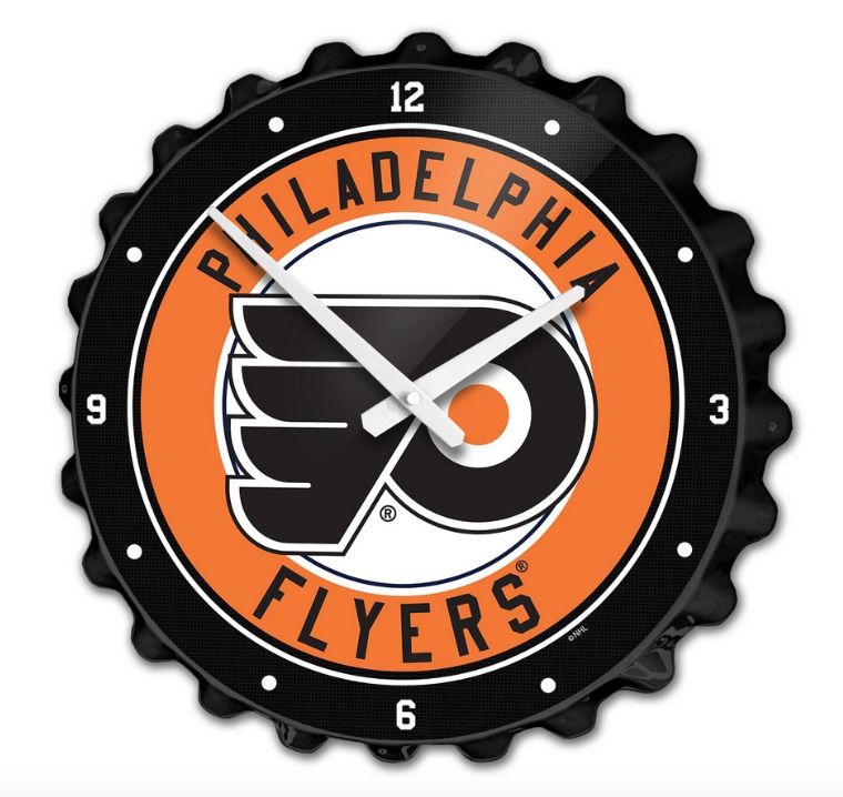 NHPHIL-540-01 Philadelphia Flyers Bottle Cap Clock