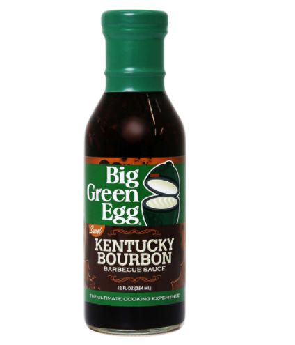126702  Big Green Egg Sweet Kentucky Bourbon Grilling Glaze Sauce 12FL OZ Authentic smokehouse flavor No MSG All natural, gluten free