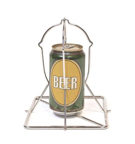 127754 Big Green Egg Stainless Steel Beer Can Poultry Roaster 1 pk