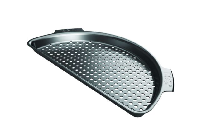 120717 Big Green Egg Large Half Moon Perforated Grid NON-STICK ALUMINUM  8.25 in. W