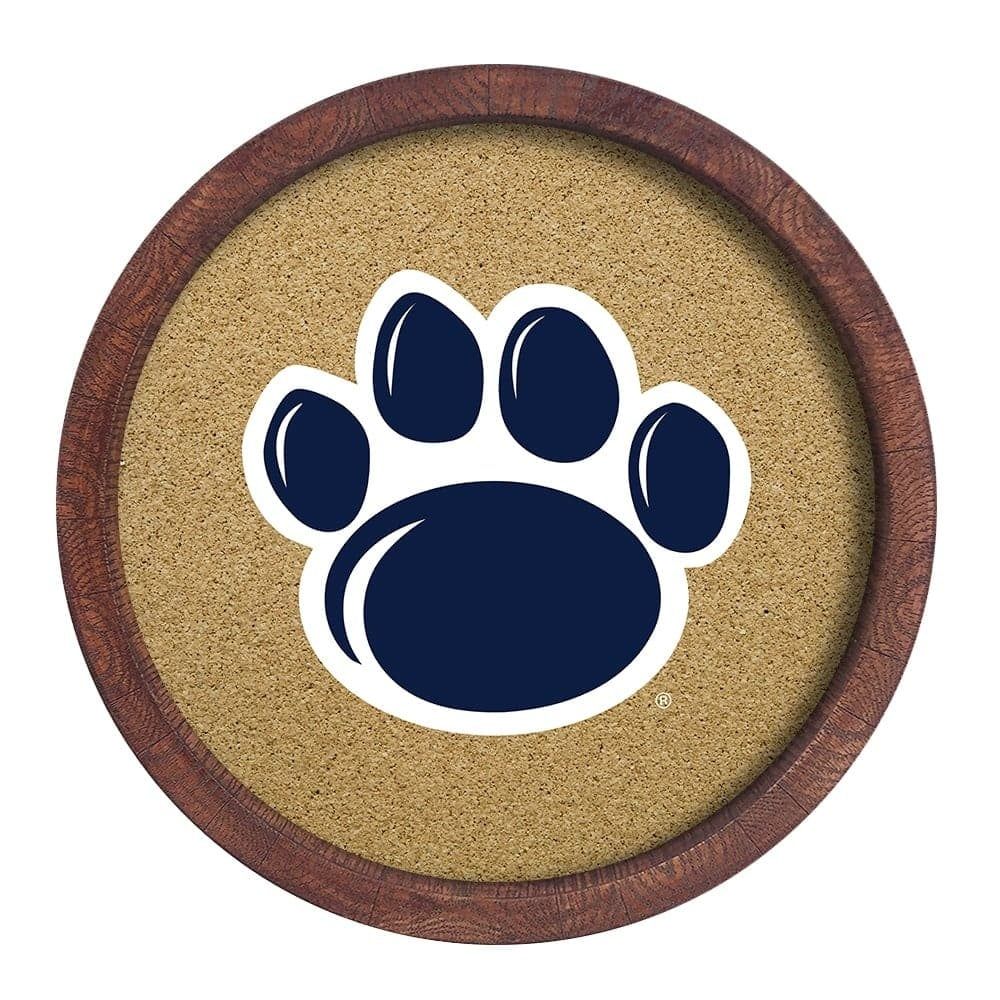 NCPNST-632–02 Faux Barrel Framed Cork Board Penn State
