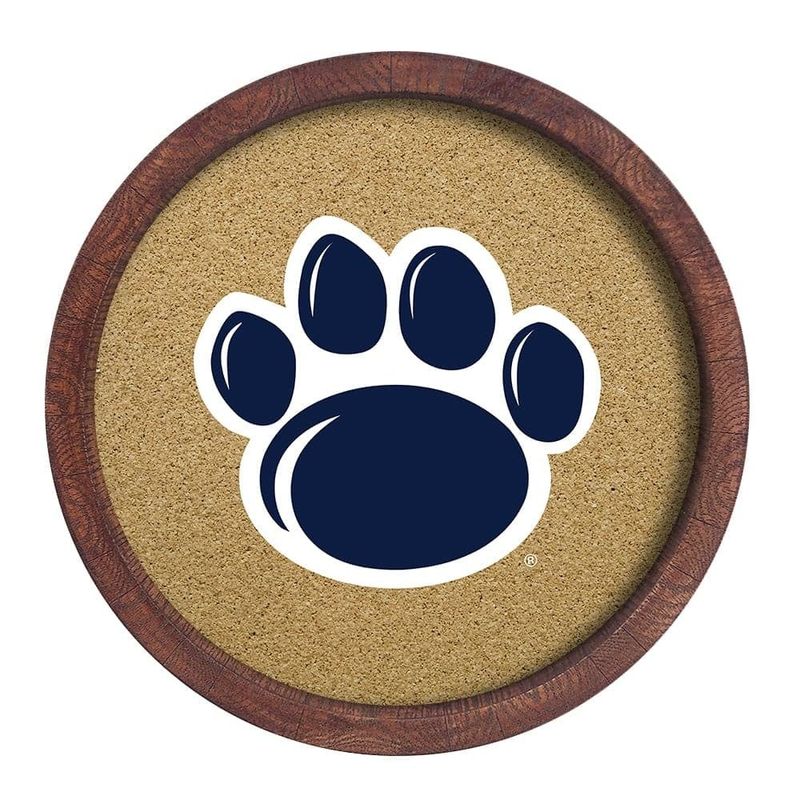 NCPNST-632–02 Faux Barrel Framed Cork Board Penn State