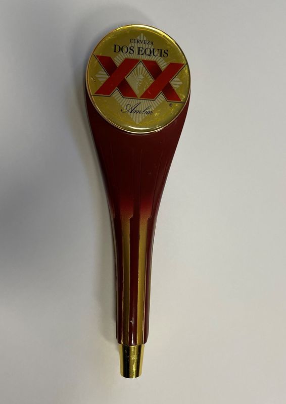 Beer Tap Handle - Cerveza Dos Equis XX Amber