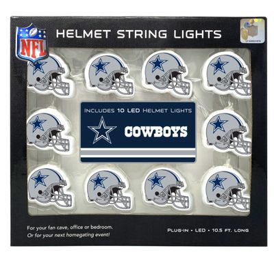 NFL HELMET STRING LIGHTS - DALLAS COWBOYS