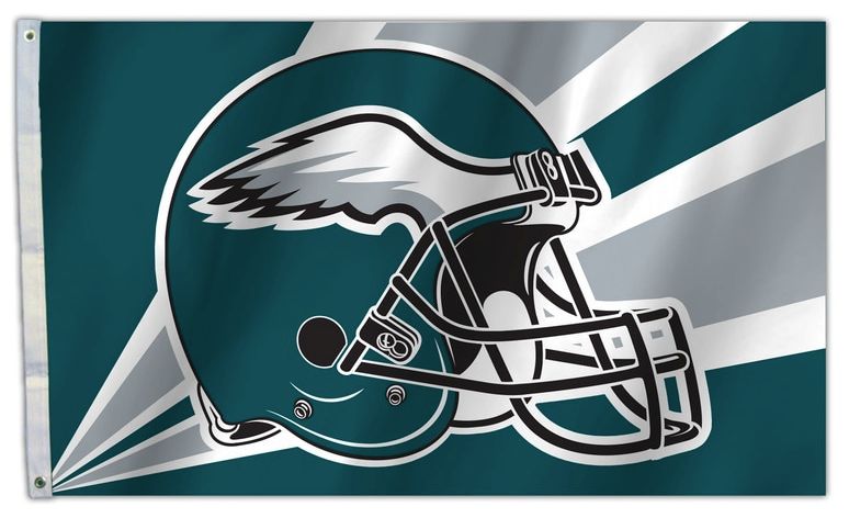 Philadelphia Eagles Helmet 3x5 Flag