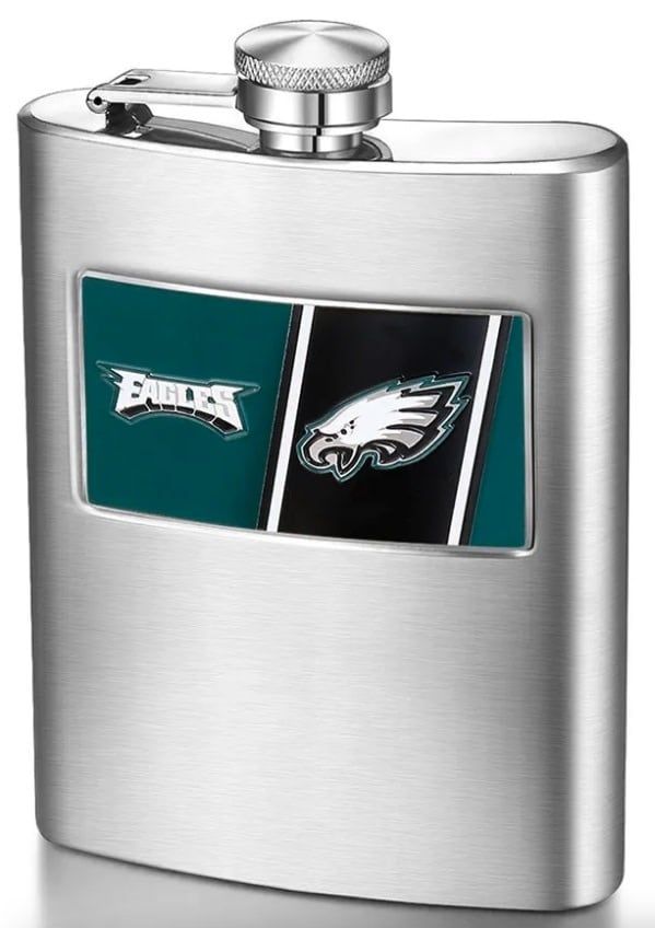 Philadelphia Eagles Stainless Steel Flask