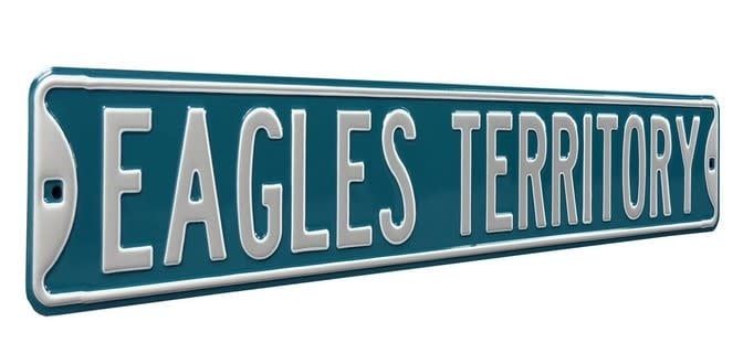 Eagles Territory Philadelphia NFL Metal street  Sign