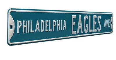 Philadelphia Eagles Ave Metal Street Sign