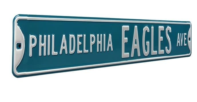 Philadelphia Eagles Ave Metal Street Sign