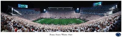 Penn State University #7 White Out stadium Bagged Panorama