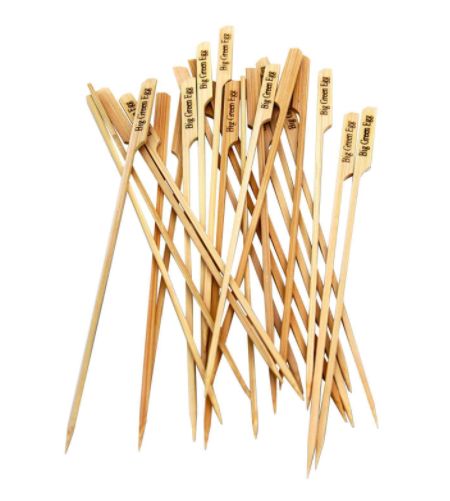 117465 Big Green Egg Bamboo Natural Skewers 25 pc