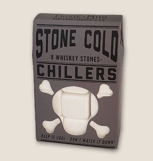 Trixie &amp; Milo Set of 9 Whiskey Stones, Color: White