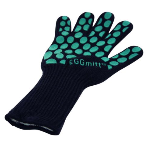 117090 Big Green Egg High Heat Black/Green Extra Long Grilling Glove 1 pc