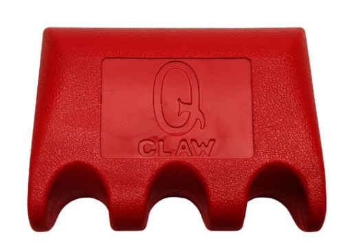 Q Claw - 3 Cue Stick Holder, Color: Red
