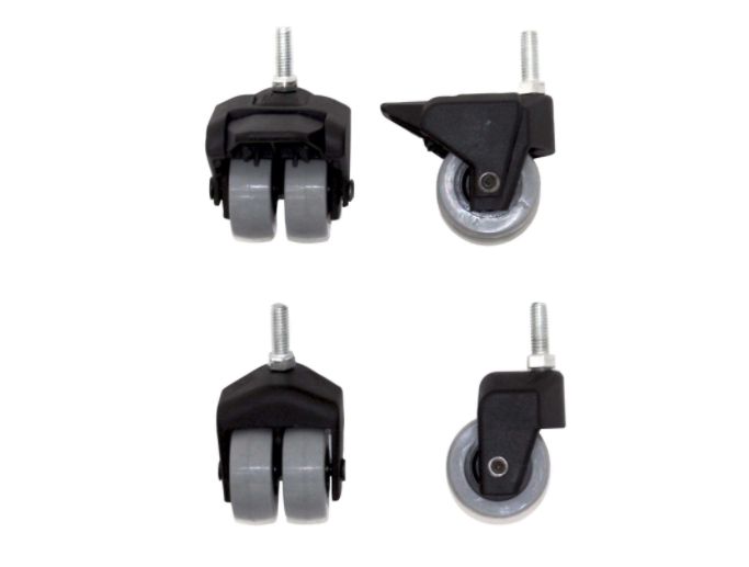 114662 Big Green Egg Swivel Caster Set Steel 2 in. H