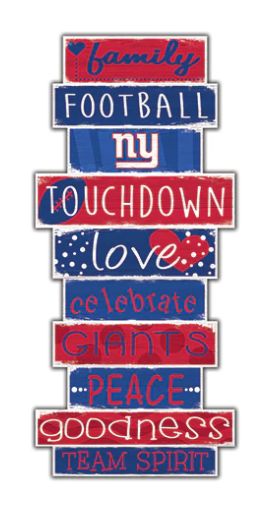 Celebration Stack 24in 0928- NY Giants
