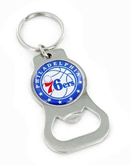 Bottle Opener Key Chain - Philadelphia  76ers