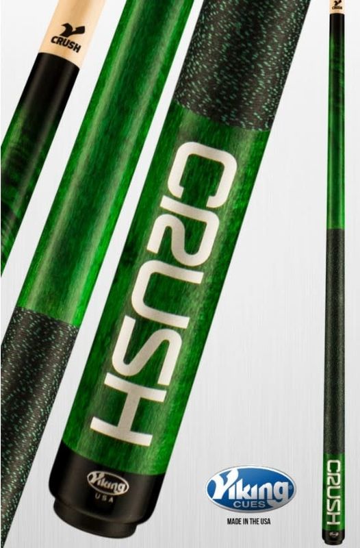 VIKING CRUSH 3-PIECE BREAK / JUMP CUE - EMERALD GREEN