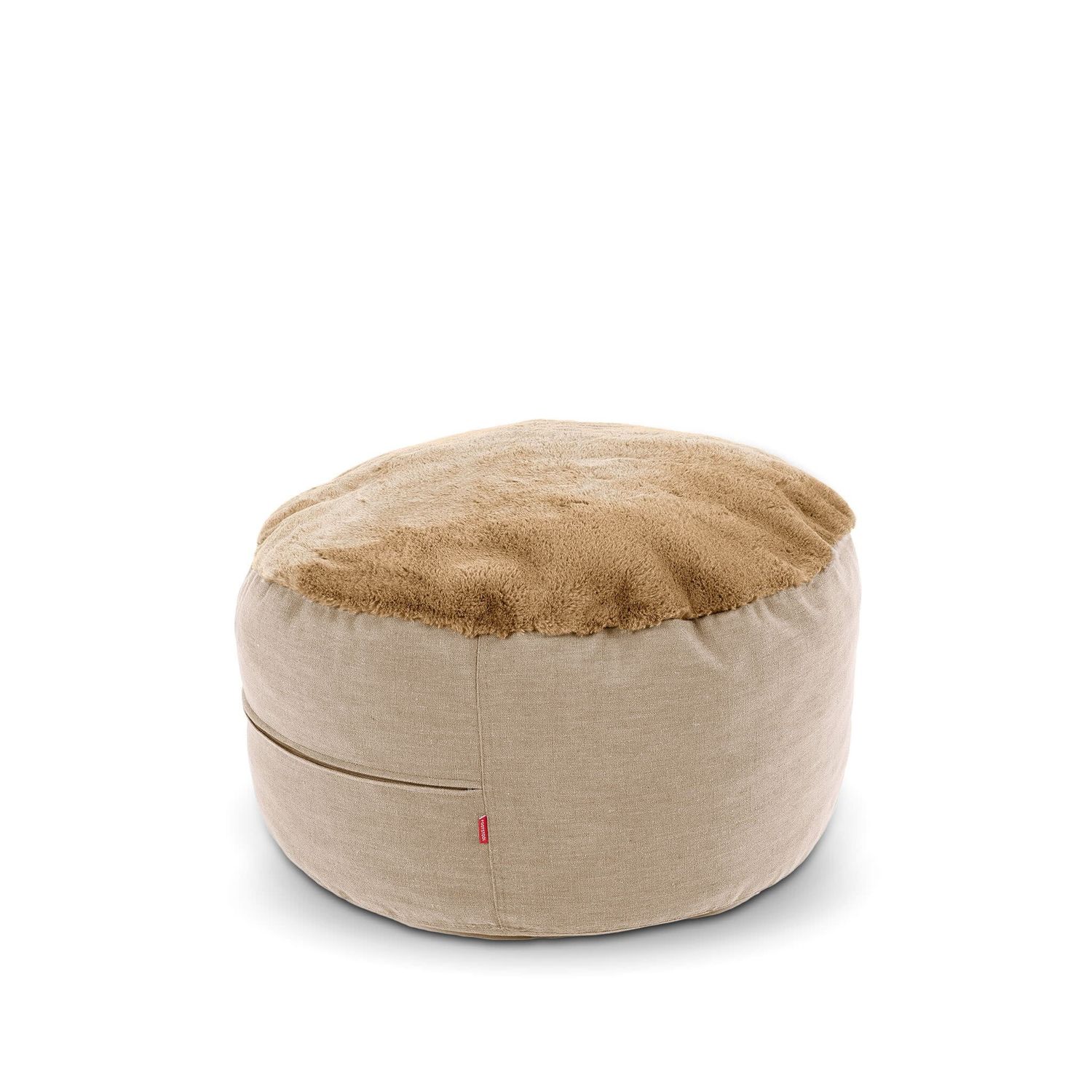 Beanbag Footstool - Nest , Color: Beige