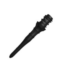 L-Style Lippoint Premium Short Soft Tip Points - Approx 30 Black