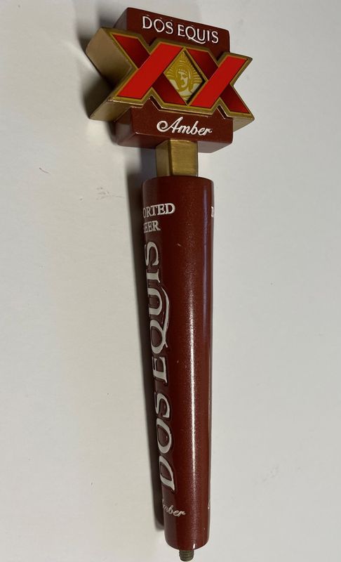Beer Tap Handle - Dos Equis XX Amber