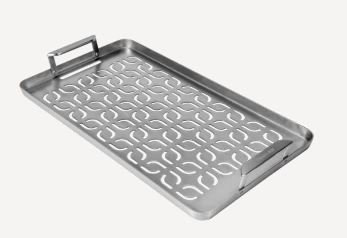TRAEGER BAC610 ModiFIRE Fish &amp; Veggie Stainless Steel Grill Tray