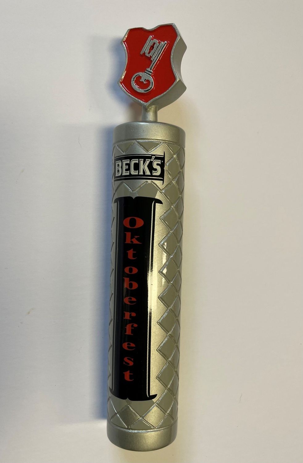 Beer Tap Handle - Beck&#39;s Oktoberfest Red Ribbon