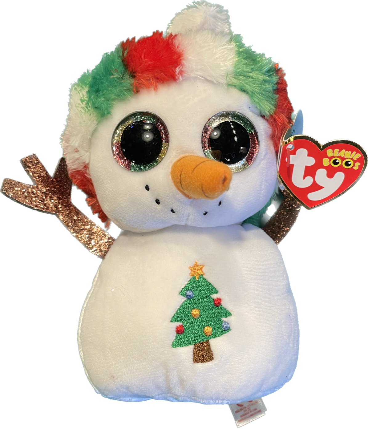 TY Misty Snowman Plush Stuffed Animal Beanie Baby