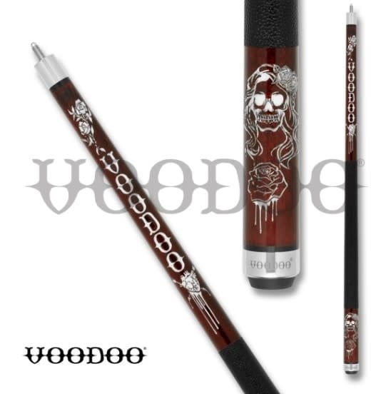 Voodoo VOD41 Burgundy Lady Rose Cue Stick