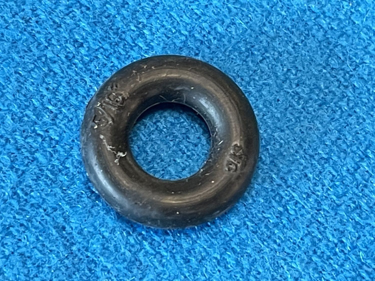 5/16&quot; black pinball rubber