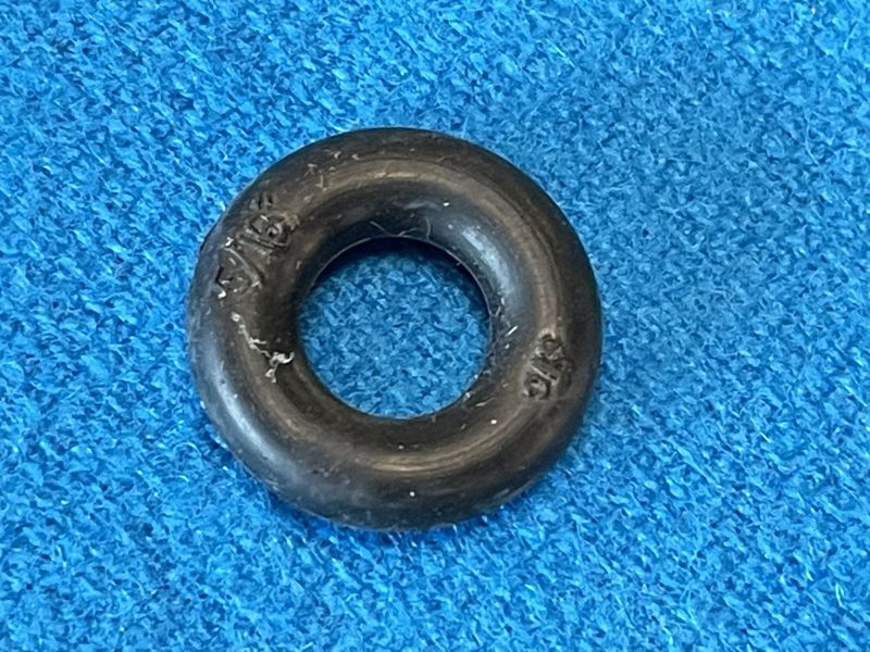 5/16&quot; black pinball rubber