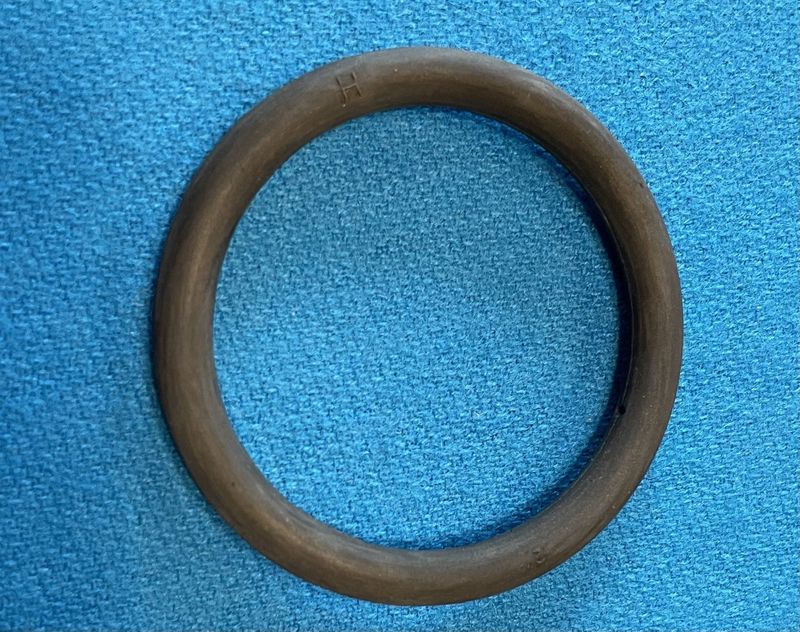 2&quot; pinball Black rubber