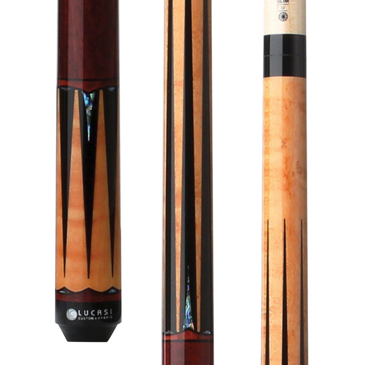 LHLE4 Lucasi Gold birdseye Cue Stick